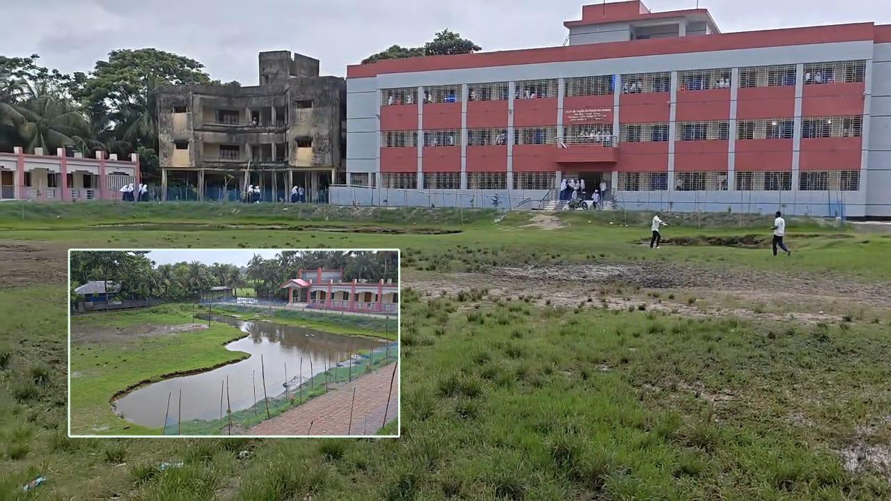 রায়পুরে জলাবদ্ধতায় খেলাধুলা থেকে বঞ্চিত ৮০০ শিক্ষার্থী